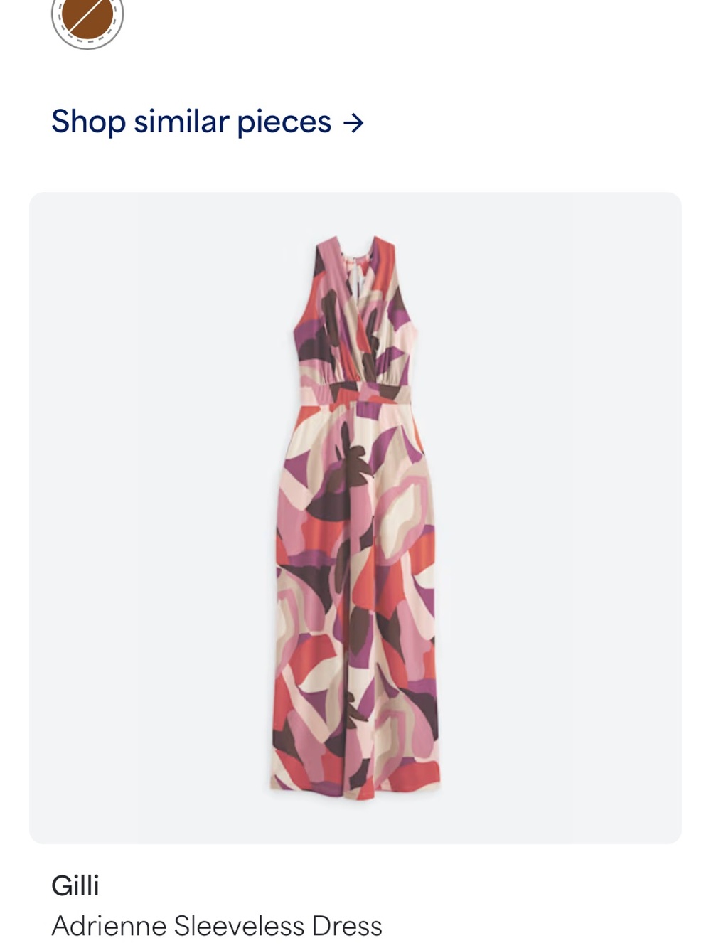 Gilli Colorblock Sleeveless Maxi Dress - Pink, Red, Plum